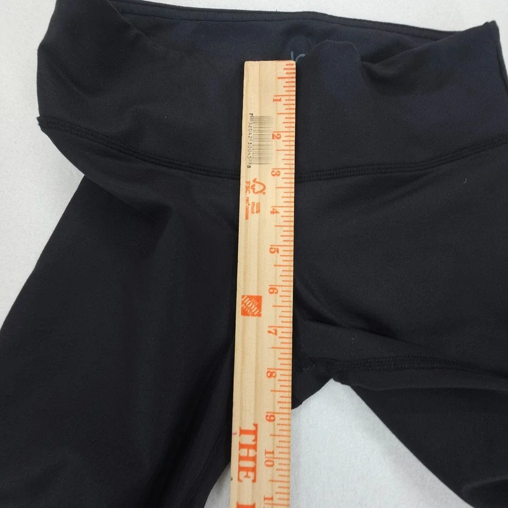Alo Yoga Leggings Womens XS Black Goddess Over Heel Yoga Pants Athletic Stretch